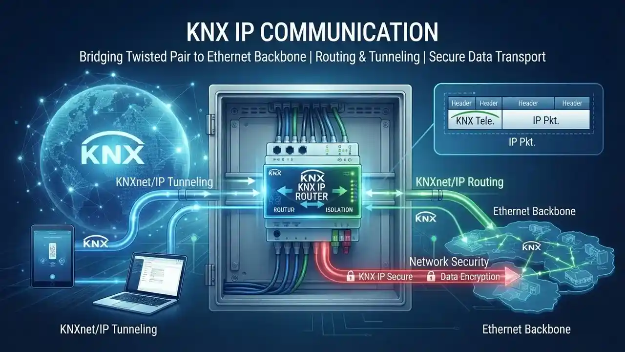 KNX IP Advanced Router and IP Communication
