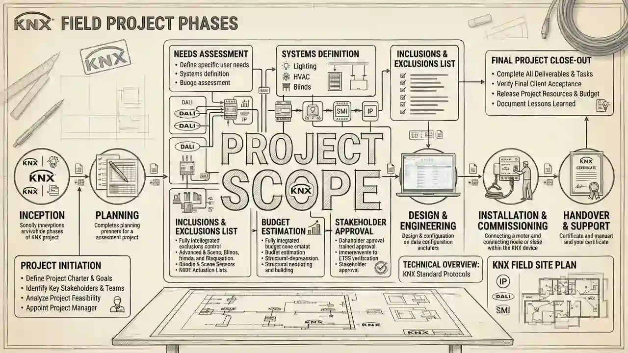 Project scope phases and steps